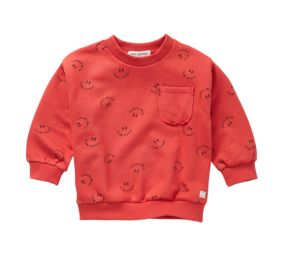 Sproet & Sprout | Sweatshirt Club Chaos print  | Vivid red