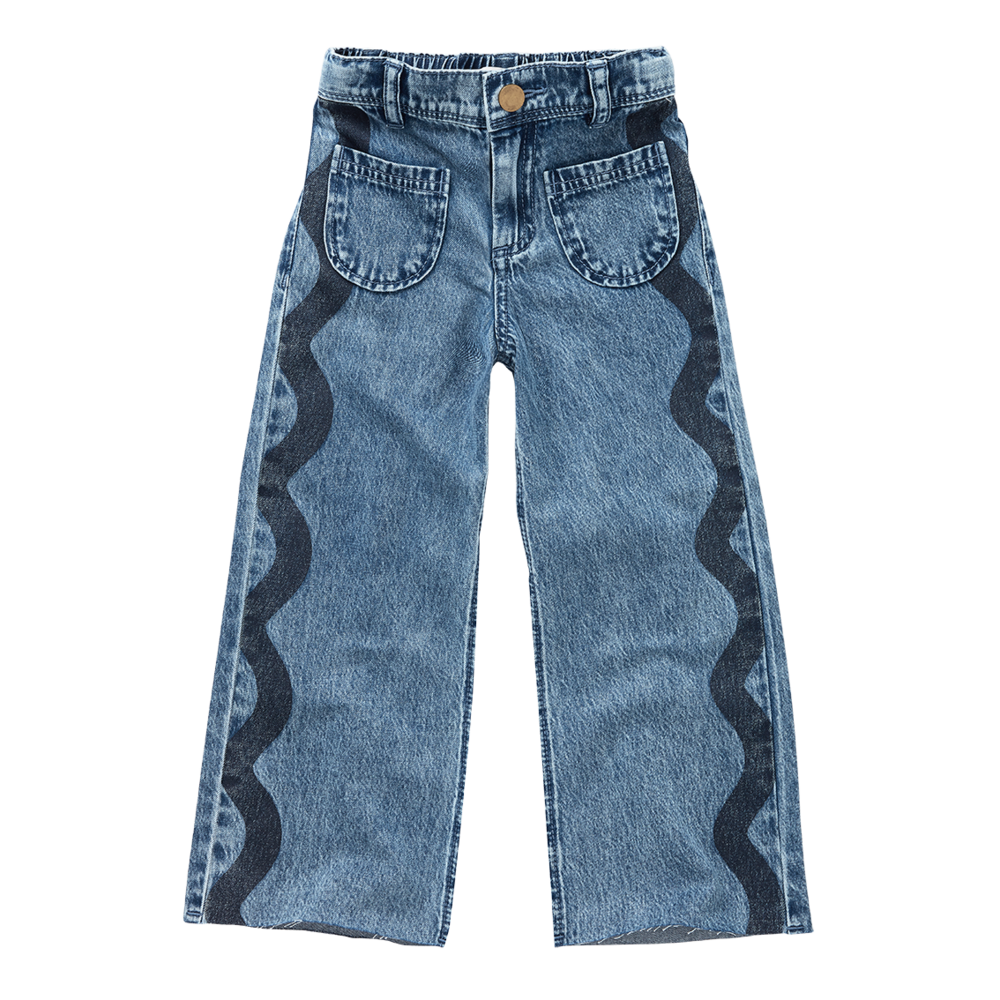 Sproet & Sprout | Girls straight denim  | Blue denim