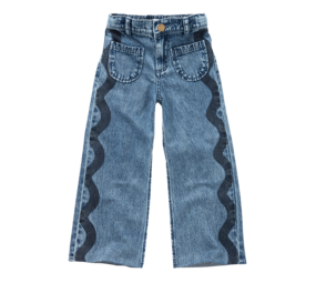 Sproet & Sprout | Girls straight denim  | Blue denim