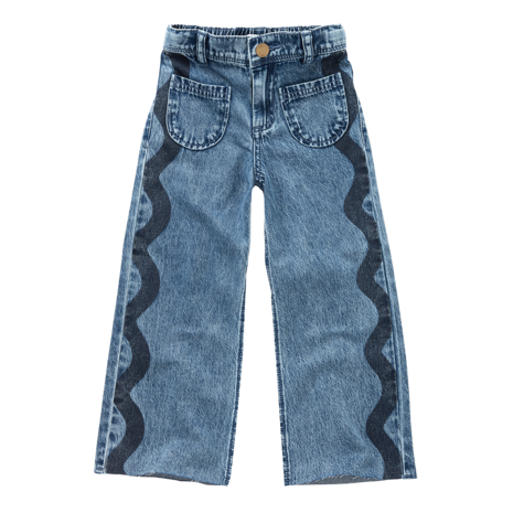 Sproet & Sprout | Girls straight denim  | Blue denim
