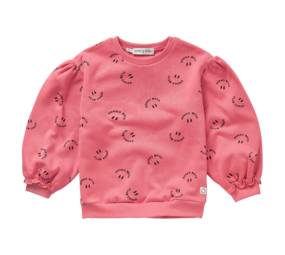 Sproet & Sprout | Sweatshirt Club Chaos print pink | Bloom