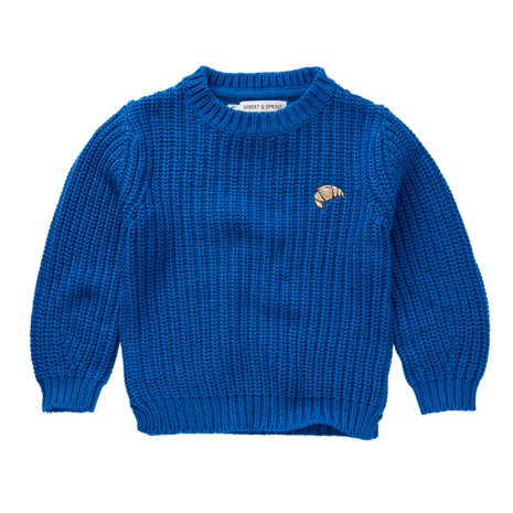 Sproet & Sprout Sproet & Sprout | Sweater cable knit blue | Blueprint
