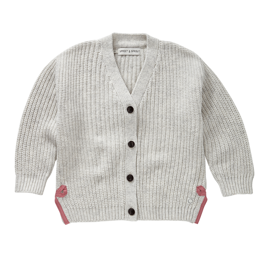 Sproet & Sprout | Knitted cardigan bows | Shell