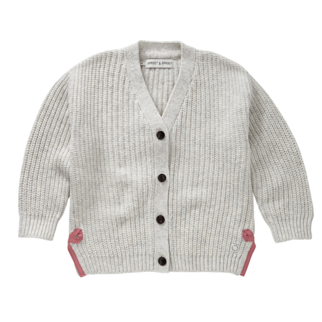 Sproet & Sprout | Knitted cardigan bows | Shell