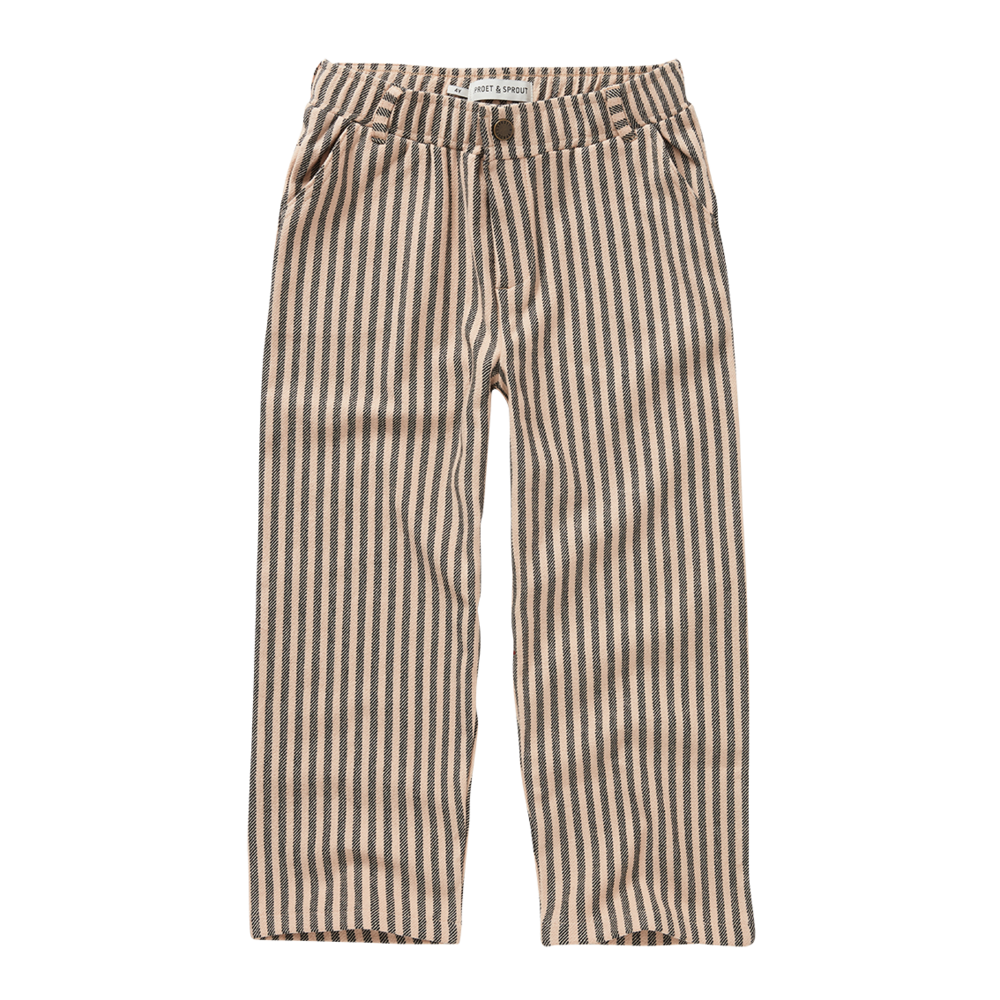 Sproet & Sprout | Chino pants jersey stripe | Vanilla