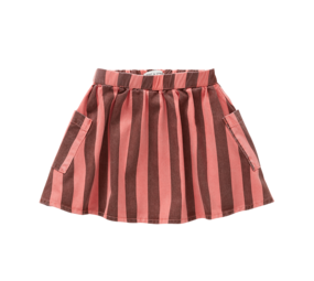 Sproet & Sprout Sproet & Sprout | Striped denim skirt  | Blue denim