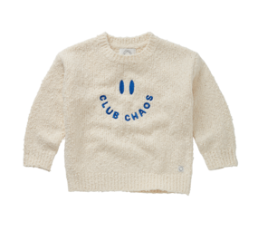 Sproet & Sprout Sproet & Sprout | Sweater boucle Club Chaos  | Ivory melee