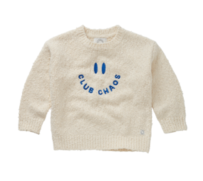 Sproet & Sprout | Sweater boucle Club Chaos  | Ivory melee