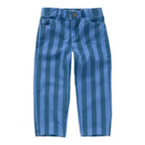 Sproet & Sprout | Straight denim pants stripes blue | Blue denim