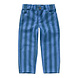 Sproet & Sprout | Straight denim pants stripes blue | Blue denim