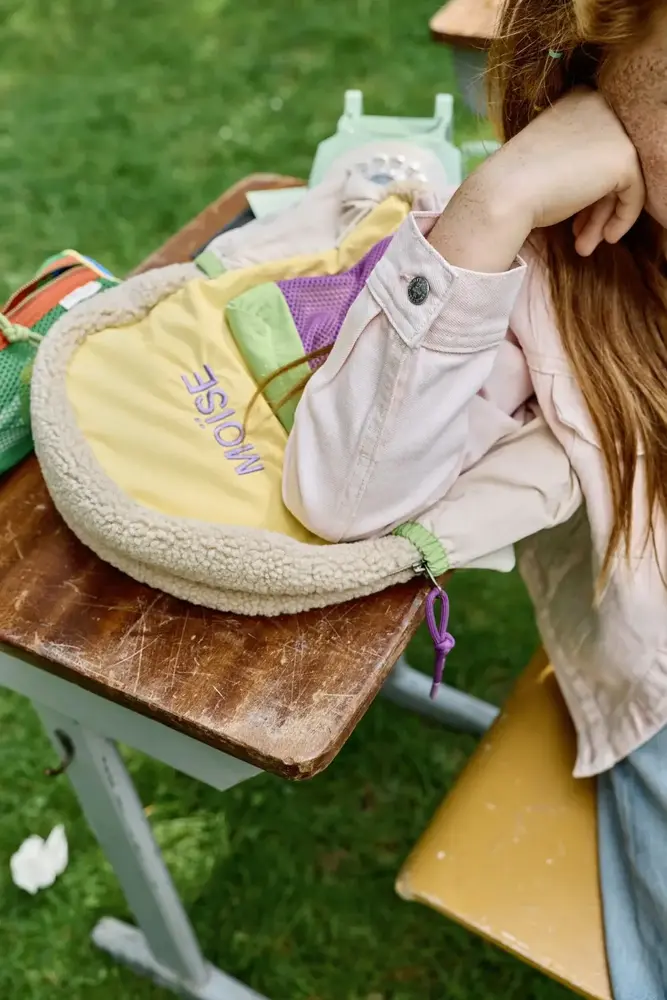 Studio Noos Studio Noos | Patchwork Midi Backpack | Butter Yellow