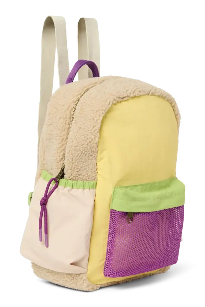 Studio Noos Studio Noos | Patchwork Midi Backpack | Butter Yellow