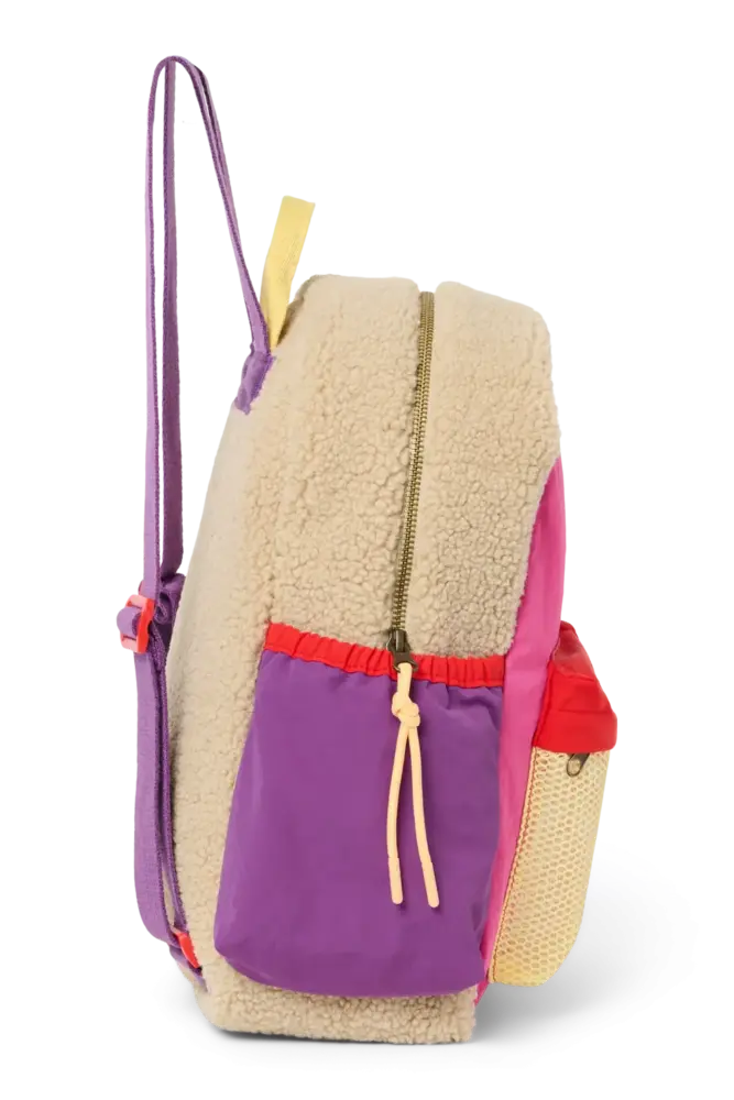 Studio Noos Studio Noos | Patchwork Midi Backpack | Bright Pink