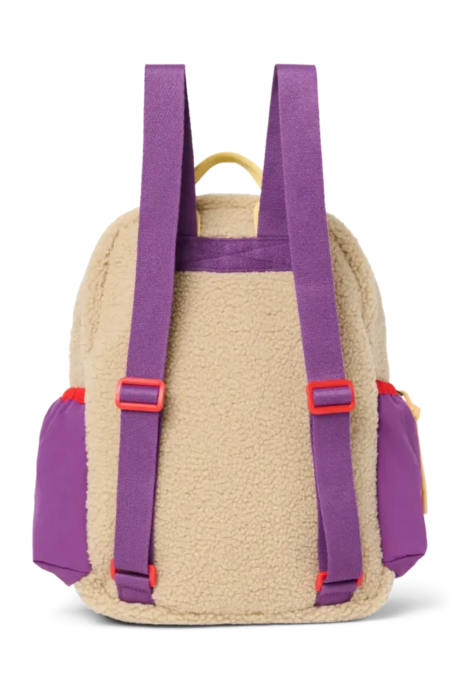 Studio Noos Studio Noos | Patchwork Midi Backpack | Bright Pink
