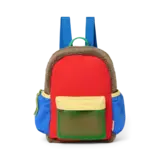 Studio Noos Studio Noos | Patchwork Midi Backpack | Fiery Red Studio Noos Studio Noos | Patchwork Midi Backpack | Fiery Red