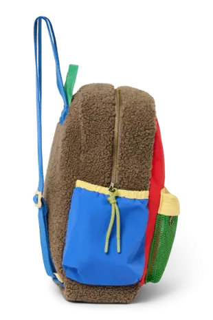 Studio Noos Studio Noos | Patchwork Midi Backpack | Fiery Red