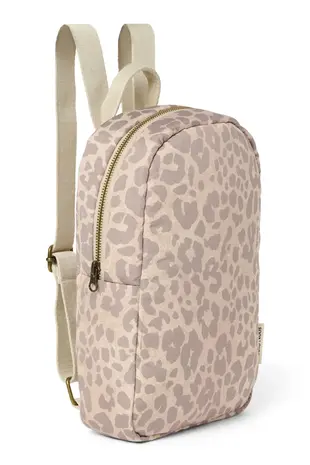Studio Noos Studio Noos | Beige Puffy Leopard | Mini Backpack