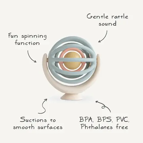 Mushie Mushie | Suction Spinner Ball