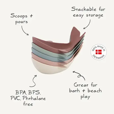 Mushie Mushie | Whale Bath Stackers | Original