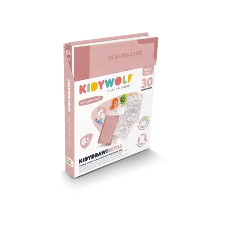 Kidywolf Kidywolf | Refill Kidydraw Pad | Once upon a time 6+