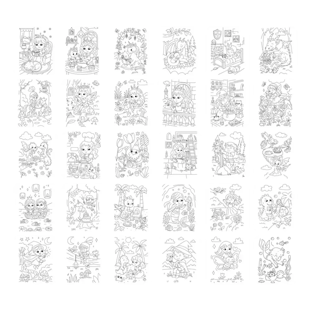 Kidywolf Kidywolf | Refill Kidydraw Pad | Once upon a time 6+