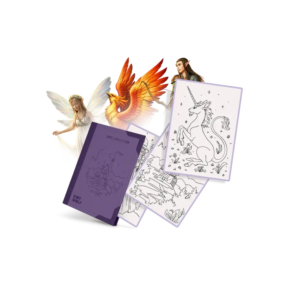 Kidywolf Kidywolf | Refill Kidydraw Pad | Once upon a time 8+