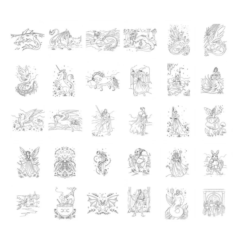 Kidywolf Kidywolf | Refill Kidydraw Pad | Once upon a time 8+