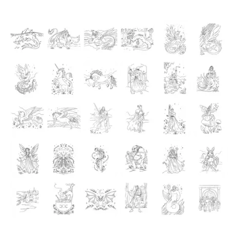 Kidywolf Kidywolf | Refill Kidydraw Pad | Once upon a time 8+