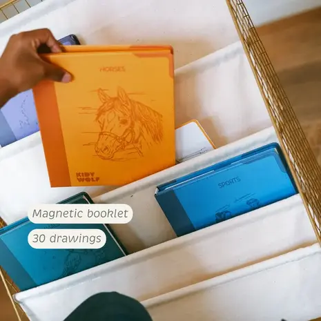Kidywolf Kidywolf | Refill Kidydraw Pad | Horses 8+