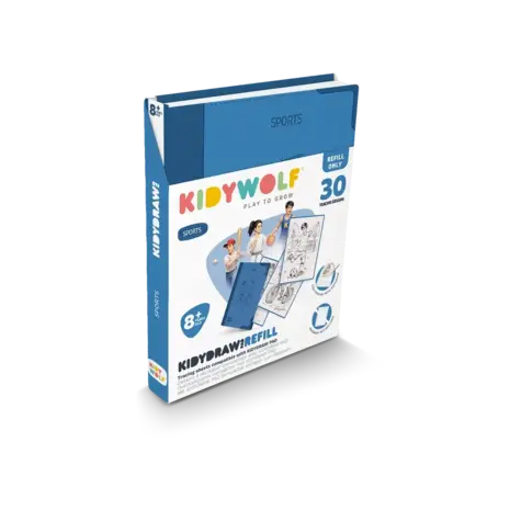 Kidywolf Kidywolf | Refill Kidydraw Pad | Sports 8+