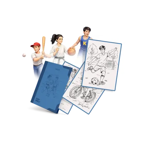 Kidywolf Kidywolf | Refill Kidydraw Pad | Sports 8+