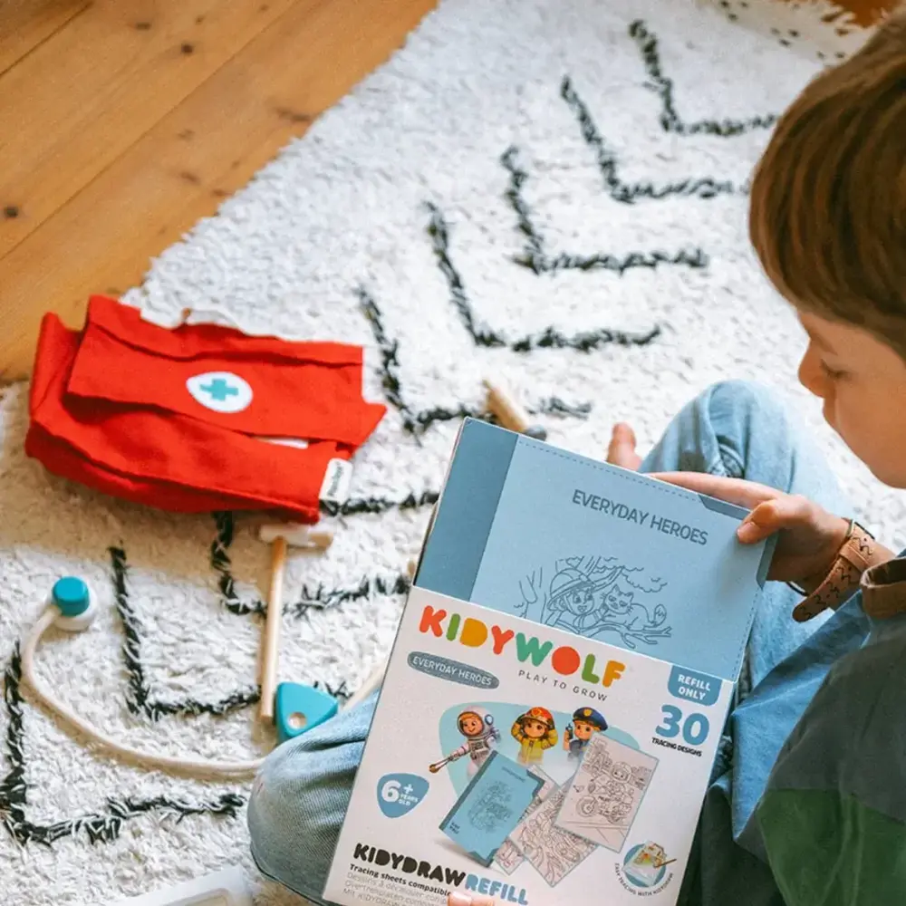 Kidywolf Kidywolf | Refill Kidydraw Pad | Everyday Heroes 6+