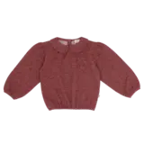 House of Jamie House of Jamie | Puff Balloon Collar Jumper | Ruby Sparkle House of Jamie House of Jamie | Puff Balloon Collar Jumper | Ruby Sparkle