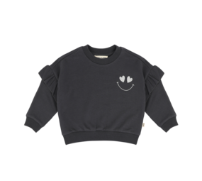 House of Jamie House of Jamie | Frill Sweatshirt | Sapphire (Sweat)