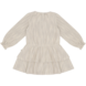 House of Jamie House of Jamie | Ruffled Dress (LS) | Sandshell Glamour (Tweed Jacquard)