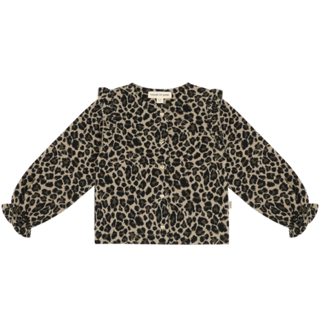 House of Jamie House of Jamie | Preppy Cardigan | Leopard Moonlight (Jacquard)