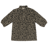 House of Jamie House of Jamie | Shirt Collar Dress | Leopard Moonlight (Jacquard) House of Jamie House of Jamie | Shirt Collar Dress | Leopard Moonlight (Jacquard)