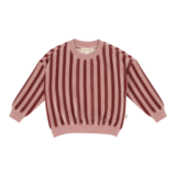 House of Jamie House of Jamie | Sweatshirt | Ruby Stripes (Velvet) House of Jamie House of Jamie | Sweatshirt | Ruby Stripes (Velvet)