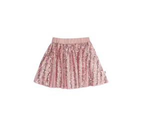House of Jamie House of Jamie | Sequins Skirt | Rose Mauve