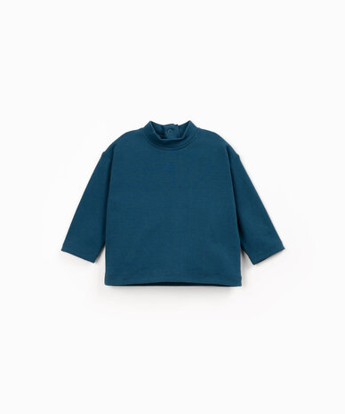 Play Up Play Up | Rib Ls T-Shirt | Cyanotype | PA01/1AT10901
