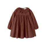 Lil ' Atelier Lil ' Atelier | NMFNOPA LS LOOSE DRESS LIL | Mahogany