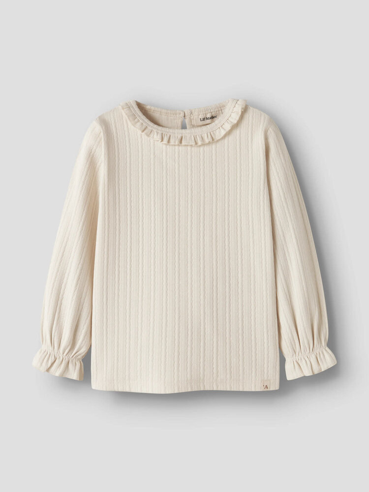 Lil ' Atelier Lil ' Atelier | NMFONELA LS SLIM TOP LIL | Turtledove