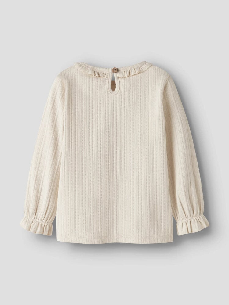 Lil ' Atelier Lil ' Atelier | NMFONELA LS SLIM TOP LIL | Turtledove
