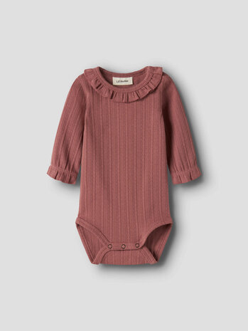 Lil ' Atelier Lil ' Atelier | NBFONELA LS SLIM BODY LIL | Withered Rose