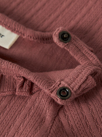 Lil ' Atelier Lil ' Atelier | NBFONELA LS SLIM BODY LIL | Withered Rose