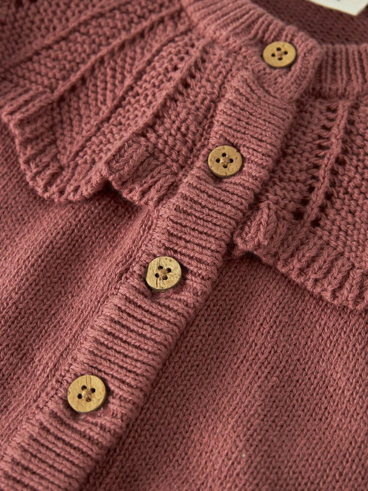 Lil ' Atelier Lil ' Atelier | NBFNODA LS KNIT CARD LIL | Withered Rose