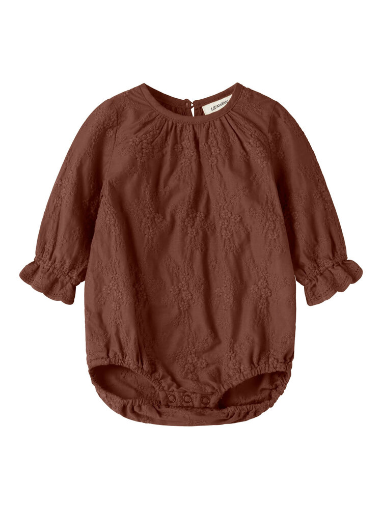Lil ' Atelier Lil ' Atelier | NBFNOPA LS LOOSE BODY LIL | Mahogany