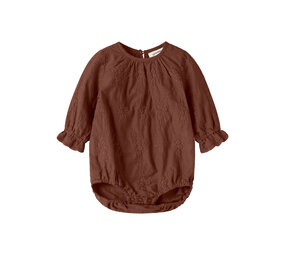 Lil ' Atelier Lil ' Atelier | NBFNOPA LS LOOSE BODY LIL | Mahogany
