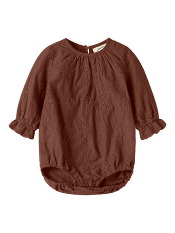 Lil ' Atelier Lil ' Atelier | NBFNOPA LS LOOSE BODY LIL | Mahogany