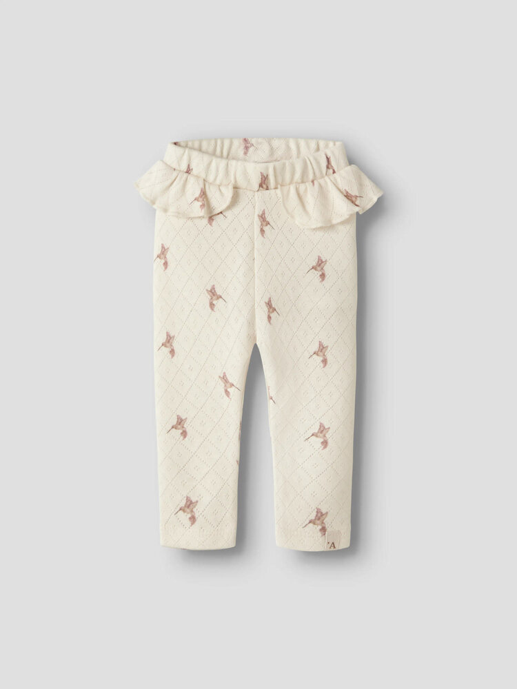 Lil ' Atelier Lil ' Atelier | NBFRACHELLO SIG SLIM LEGGINGS HEA LIL | Turtledove BIRD